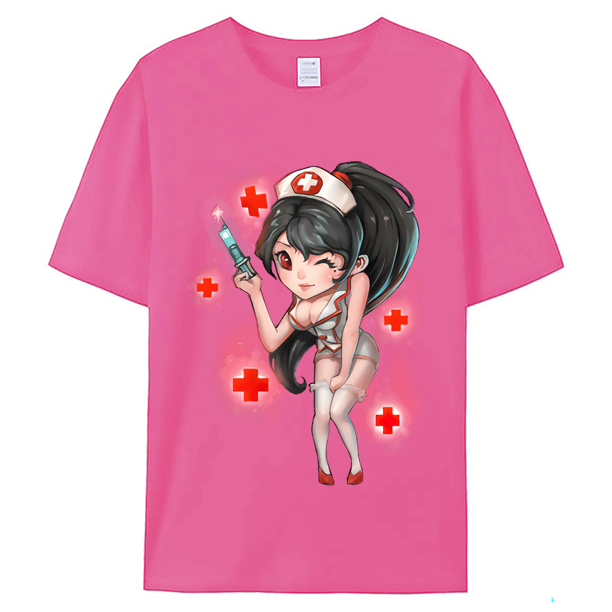 （画像用） リーグ・オブ・レジェンド League of Legends LOL レディースカジュアルプリントTシャツ（綿100％）